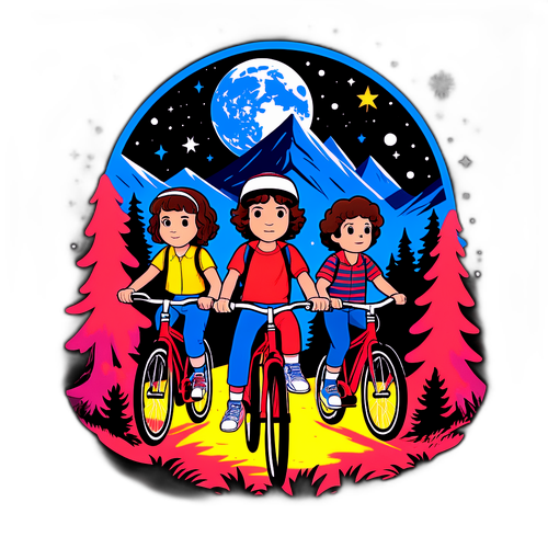 Nosztalgikus matrica a Stranger Things-ból
