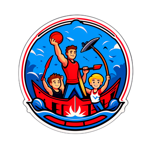 Avontuurlijke Teamwork Stickers