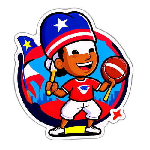 Panama Sporları ve Gelenekleri Sticker Tasarımı