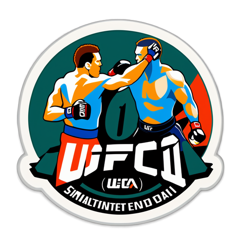 Stiker Bertema UFC 311