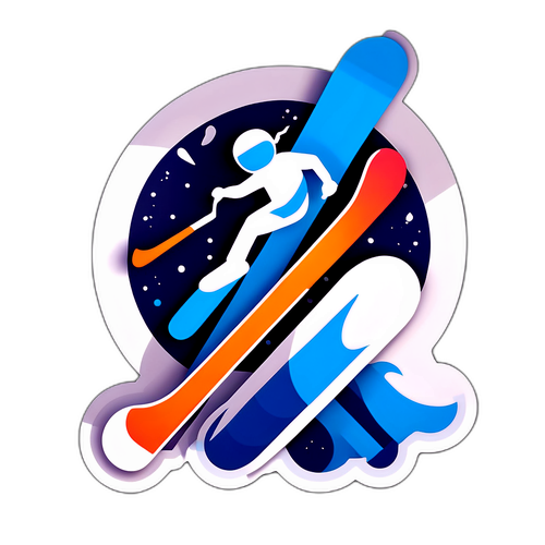 Etichetă cu simbol stilizat al Olimpisimului