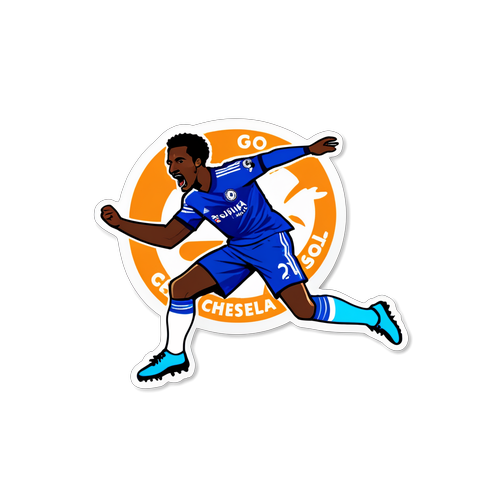 Cuồng Nhiệt Chelsea! Sticker Đầy Năng Lượng Làm Bùng Nổ Đam Mê Bóng Đá!