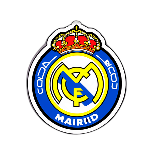 Vintage Real Madrid Klistermærke