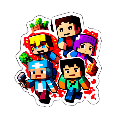 마인크래프트 캐릭터 스티커