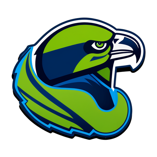 Seattle Seahawks Mascot Sticker