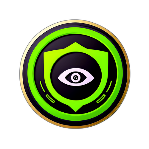 NVIDIA 기술과 혁신을 대표하는 미래형 디자인 스티커