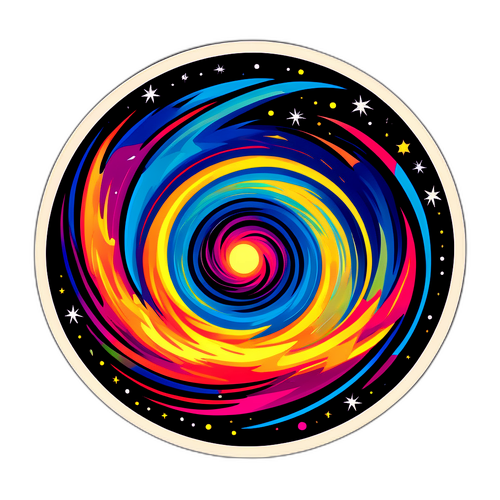 Стильная графика геомагнитной бури