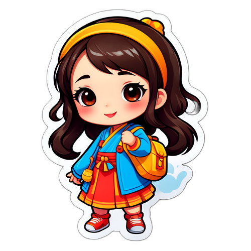 可愛角色設計：夏雨花