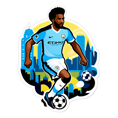 Man City vs Sporting: Oplev Magien af Manchester på Dette Eksklusive Sticker!