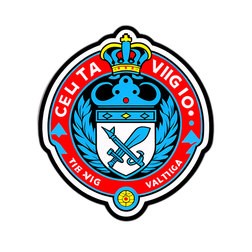 Retro motiv z doby, kdy Celta Vigo vyhrála titul