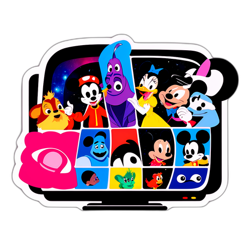 Disney Plus Klistermærke