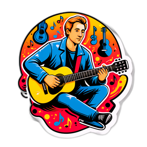 Joona Ikonen Soittamassa Kitaraa