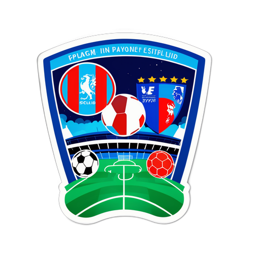 Дизайн футбольних м'ячів на фоні поля EPL