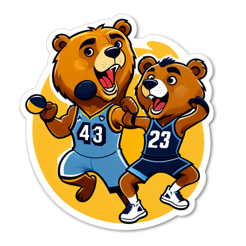 Sticker ng Laban ng Grizzlies at Pacers