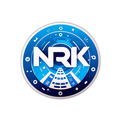 Fremtidens journalistikk med NRK-logo