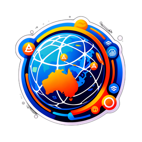 Logotipo da Alibaba com Conectividade Global