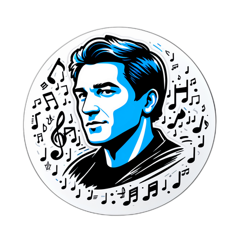 Наклейка про важливість музики