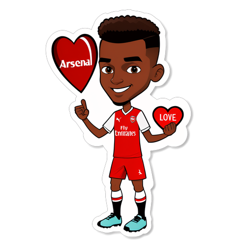 Mãi Yêu Arsenal: Sticker Cầu Thủ Dễ Thương