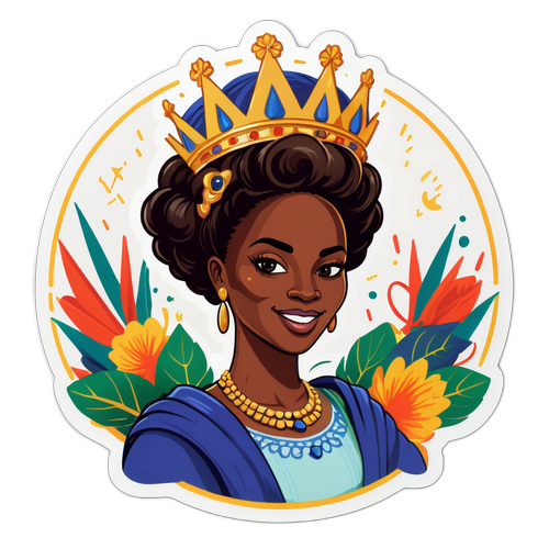 Dessin de Victoria Mboko en compétition