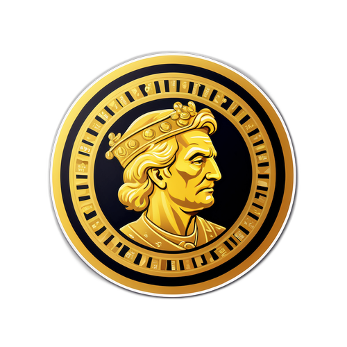 สติกเกอร์ที่สื่อถึงราคาทองคำในด้านความเครียดทางการเงิน