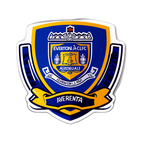 Stiker Pertandingan Everton L.F.C. vs Arsenal W.F.C.