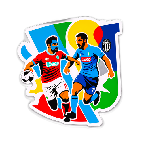 Homage Seni kepada Napoli vs Juventus