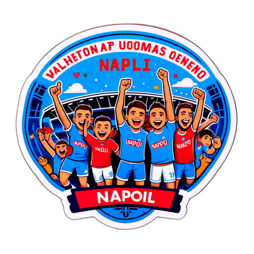 Napoli-fans hejar på laget