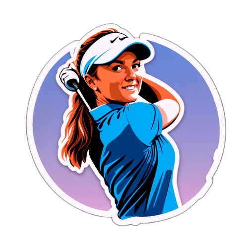 สติกเกอร์นักกอล์ฟหญิงจาก LPGA