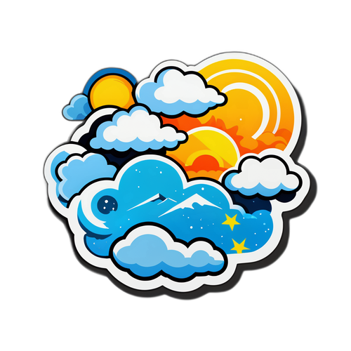 Креативний погодний малюнок на завтра