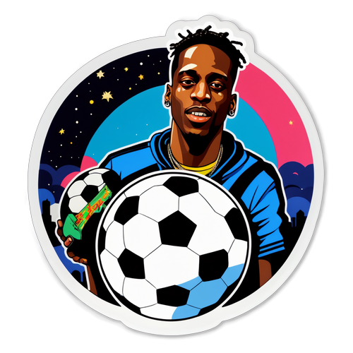 Sticker wa Aesthetic ya Astroworld ya Travis Scott na Temu ya Mpira