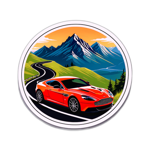 Autocollant Aston Martin