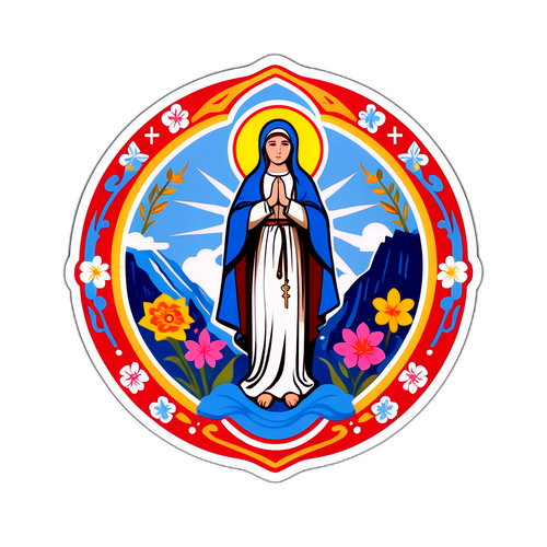 Maria Lourdes Klistermærke