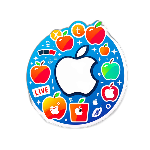 Nálepka "Žiju pro Apple!"