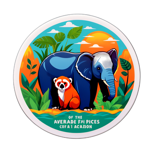 Stiker Ramah Lingkungan untuk Kesadaran Amazon