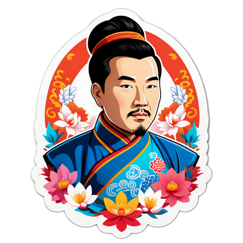 沈博洋肖像貼紙