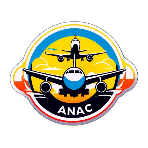 Adesivo Temático de Aviação da ANAC