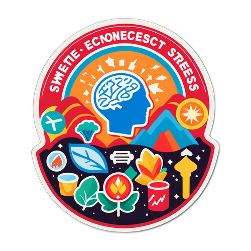 สติ๊กเกอร์เพื่อสร้างความตระหนักเกี่ยวกับผลกระทบของความเครียดทางเศรษฐกิจ