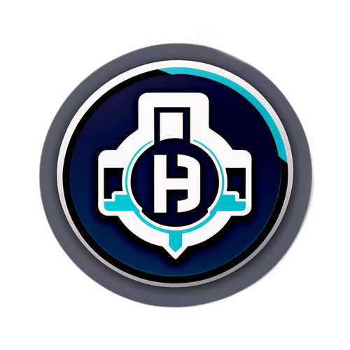 तकनीकी शैली का स्टिकर - HD मानक प्रतीक