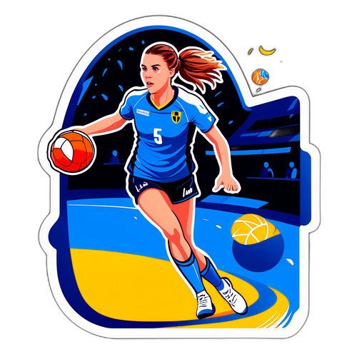 Katrine Lunde som handballspiller