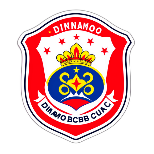 Sticker cu logo-ul echipei Dinamo FCSB