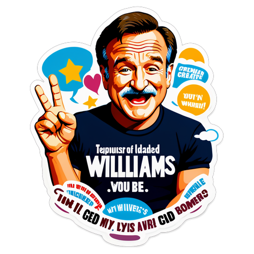 Robin Williams: Skrattfest Med Legendary Quotes och Galna Rekvisita!