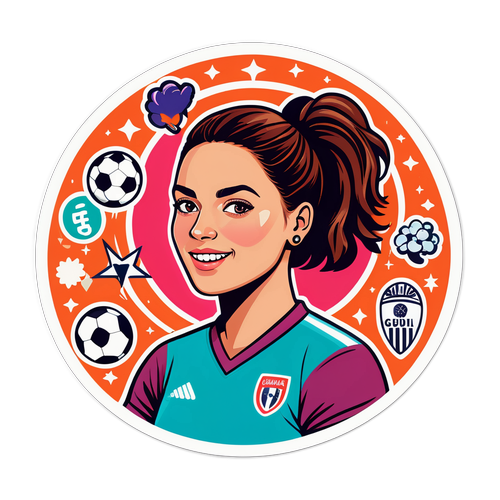 Ilustración de Giulia Gwinn con actitud positiva