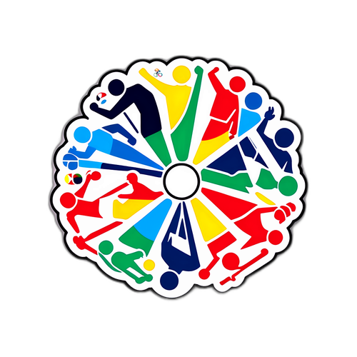 Olympiyat Sporcularının Dayanışmasını Temsil Eden Sticker