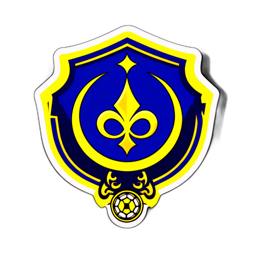 Aufkleber des Fußballteams Al Nassr