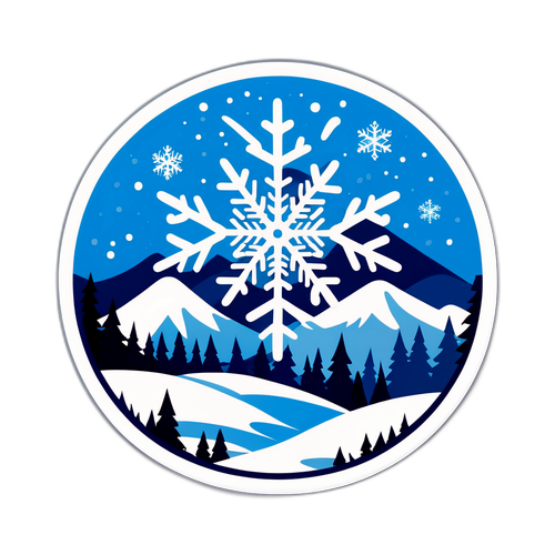 Design di Fiocco di Neve Giocoso