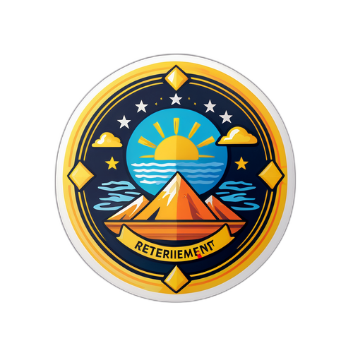 Sticker cu simbolul pensiilor speciale