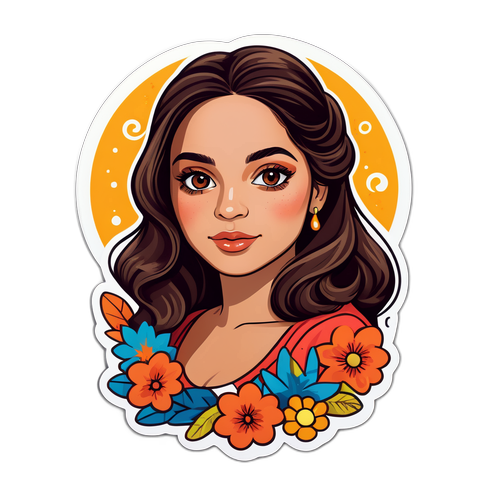 Adesivo Artístico de Camila Pitanga