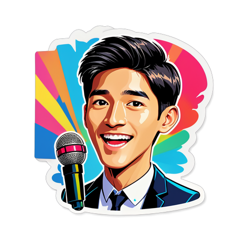 Bagong Sticker ni Robi Domingo: Makulay na Mic na Punung-puno ng Positibong Vibras!