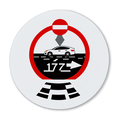 Знак "Закрыто для движения 17 мая"