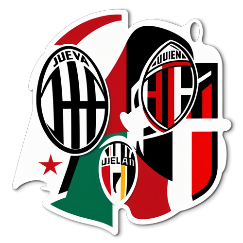 Representasi Seni 'Juventus vs Milan'